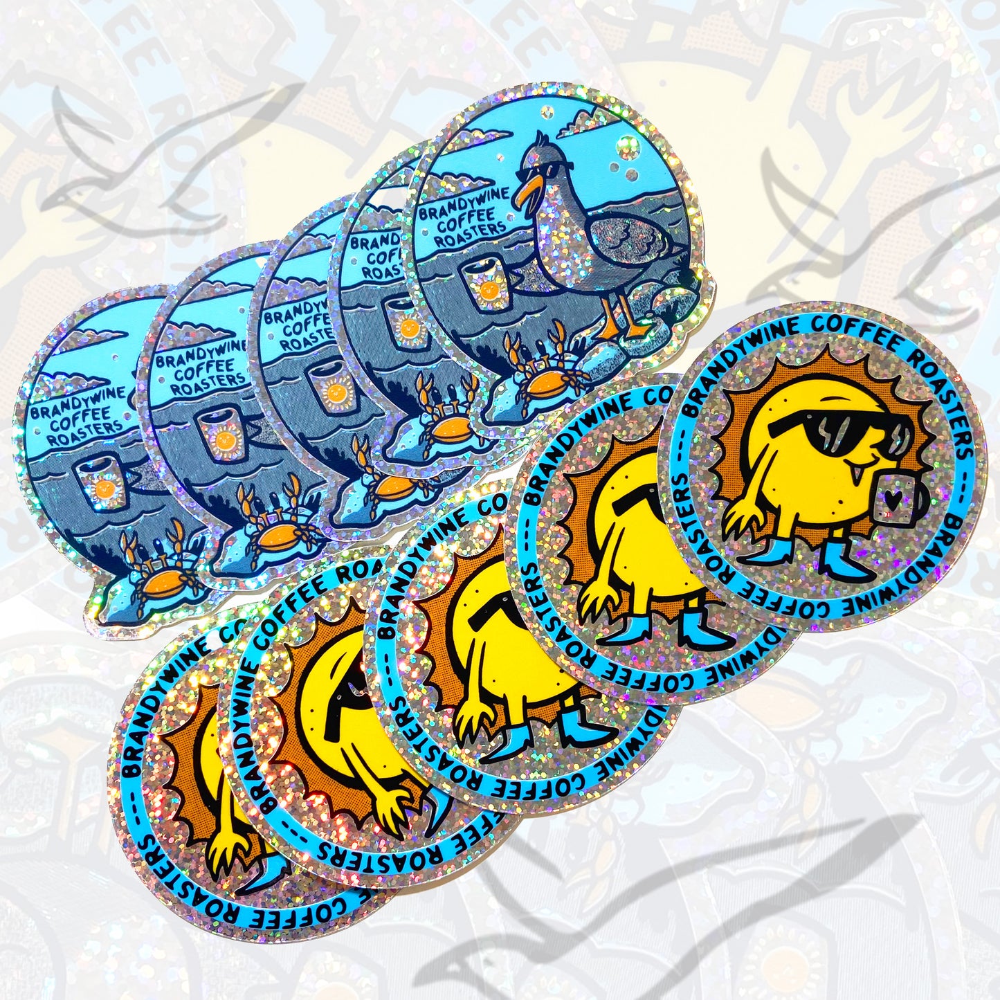 A Day at the Beach Wholesale Friend Sticker Bundle